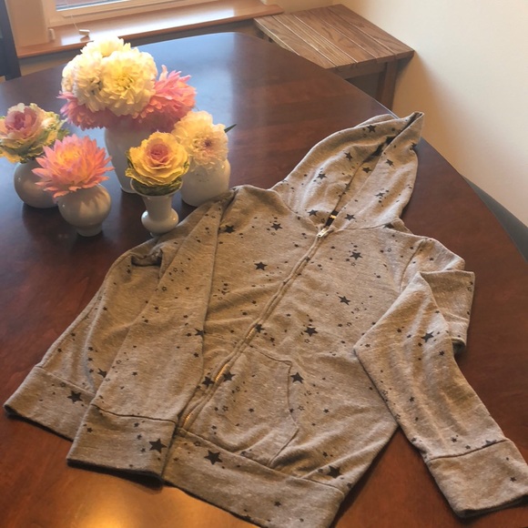 Monrow Tops - Monrow : Star zip-up hoodie